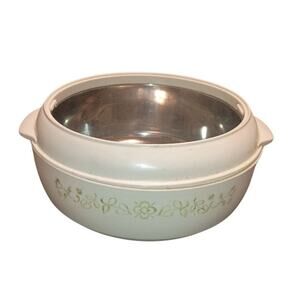 Vintage Pelicano 6.5" Insulated Metal Lined Food Storage Container (No Lid)